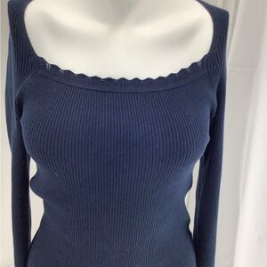 Boden Women’s Sweater Navy Blue Size 6 - Super Cute